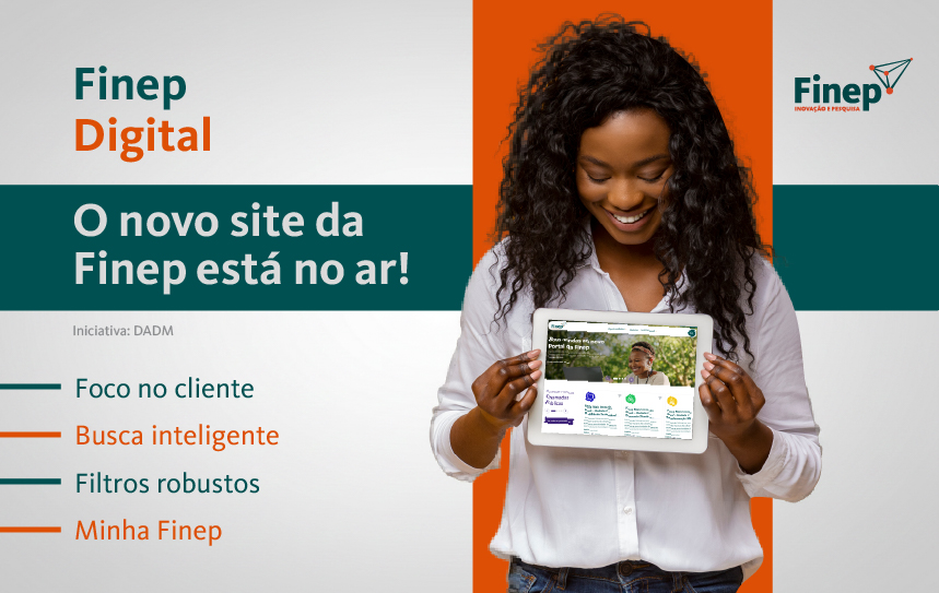 O novo site da Finep está no ar!